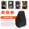 Exokugo 9-Inch Benchtop Bandsaw Cover, Heavy Duty Dustproof Metal Cutting
