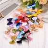 sourcing map 50pcs White & Purple Bow Ties 1.5" x