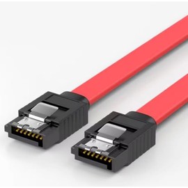 AAA PRODUCTS | SATA Cable III, 3 Pack SATA Cable III 6Gbps HDD SDD Data Cable with Locking Latch 18 Inch for SATA HDD, SSD, CD Driver, CD Writer (Straight)