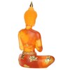 Transparent Sitting Buddha Statue Resin Buddha Figurine Sculpture Home Office