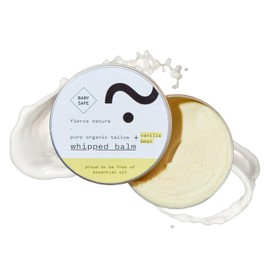 Fierce Nature Vanilla Whipped Tallow Balm 100g | Vitamin-Rich Moisturiser for Face, Lips & Body | Essential Oil Free