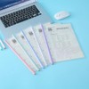Pack of 10 Notebook Covers A4 Transparent Binder A4 Clamp