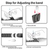 MaKTech Titanium Band for Garmin,22mm Quick Release Metal Bracelet Strap