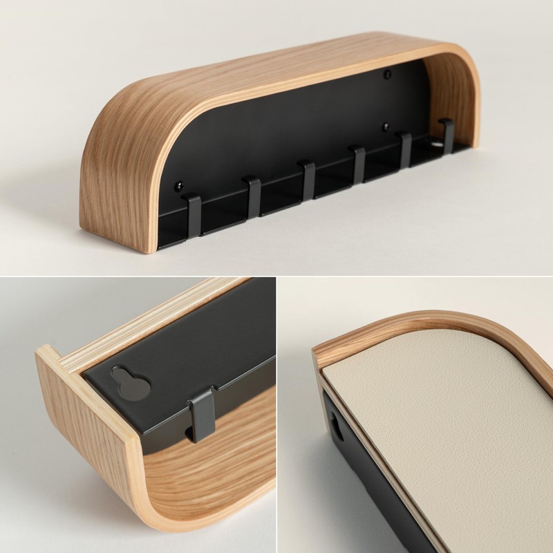 Kazai. Key Rack 'Toke' Minimalist Key Hook Design from Berlin