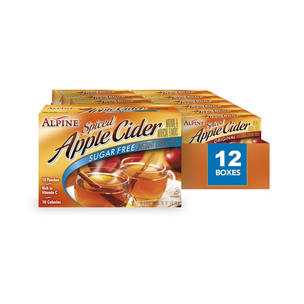 Alpine Alpine Sugar Free Spiced Apple Cider Instant Drink Mix,