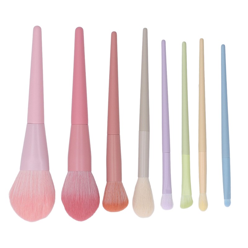 8pcs Makeup Brush Set Ergonomic Powder Eyeliner Eyeshadow Concealers Brushes