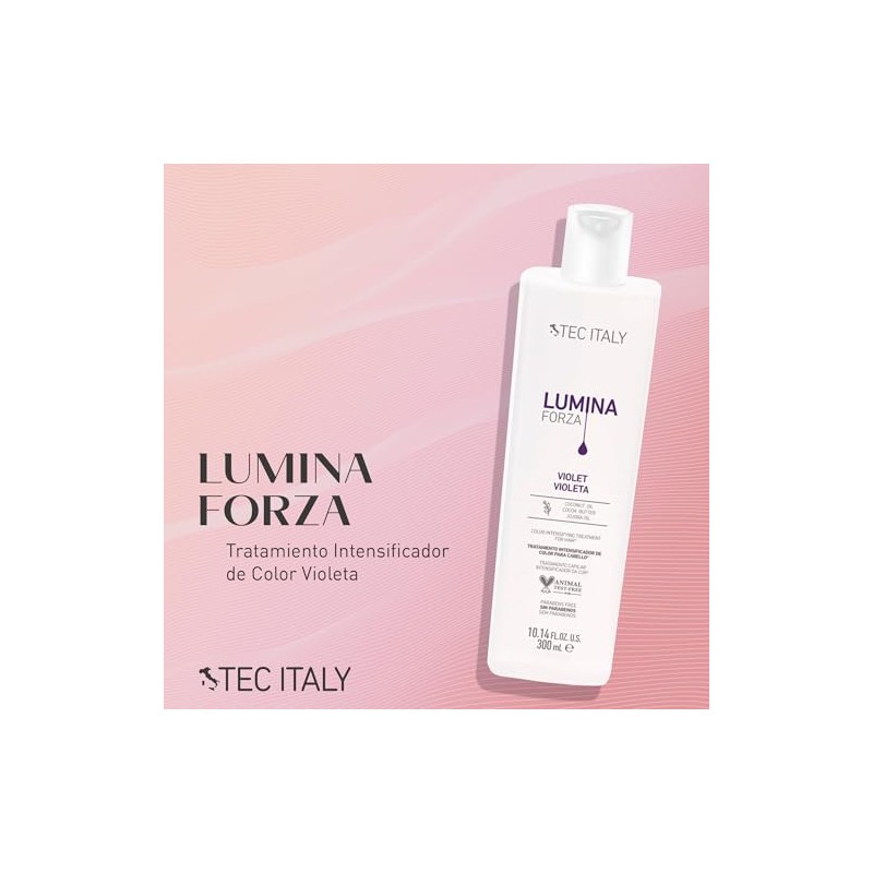 TEC ITALY Lumina Forza Color Violeta Neutraliza Cabello Teñido 300