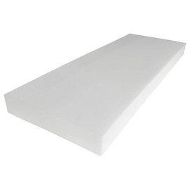 Foamma 1" x 24" x 36" Upholstery Foam High Density Foam (Chair Cushion Square Foam for Dinning Chairs, Wheelchair Seat Cushion Replacement)