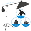 Kshioe 3pcs Softbox Lighting Kit Photography Continuous Lighting System Photo