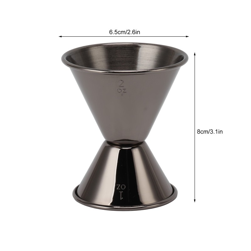 Double Head Measuring Cup Professional 304 Stainless Steel Cocktail Jigger