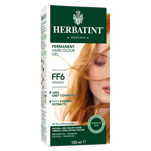 Herbatint Permanent Hair Colour Gel Orange FF6 135mL