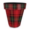Briarwood Lane Holiday Plaid Large Planter
