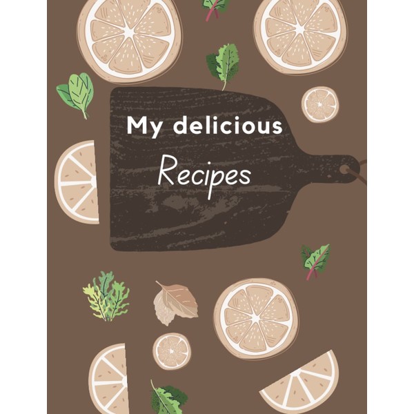 Blank Recipe Book journal to write in my recipes, organized