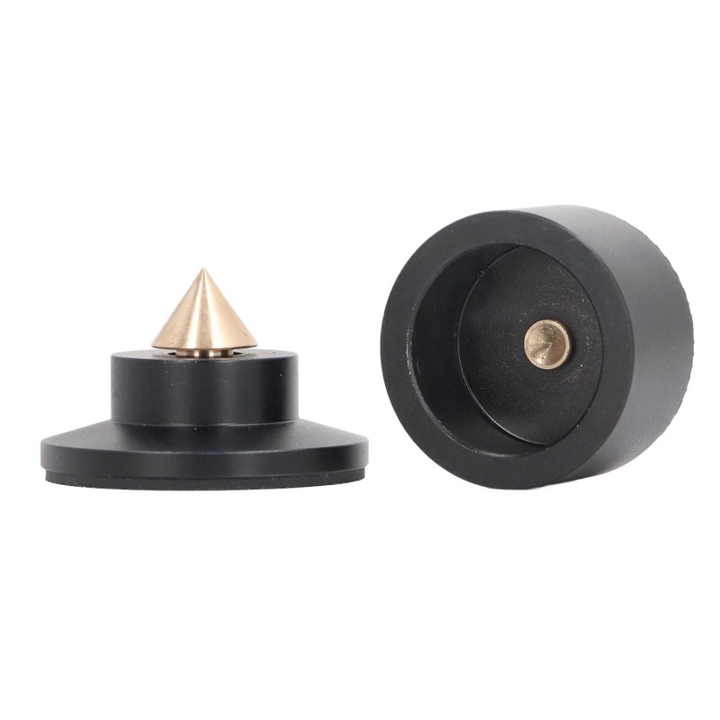 Jectse 4 Sets Speaker Isolation Stand Feet Pads, 0‑3.5mm Adjustable