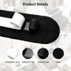 Amestar 40 Pack Ceiling Fan Filters for Blades, Black Ceiling