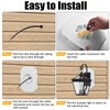Siding Mounting Block, Outdoor Light Mounting Block White Vinyl Siding