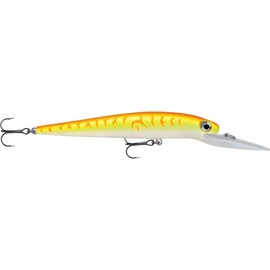 Storm Junior Deep ThunderStick MadFlash Bait, 3-1/2-Inch, Orange Fire UV