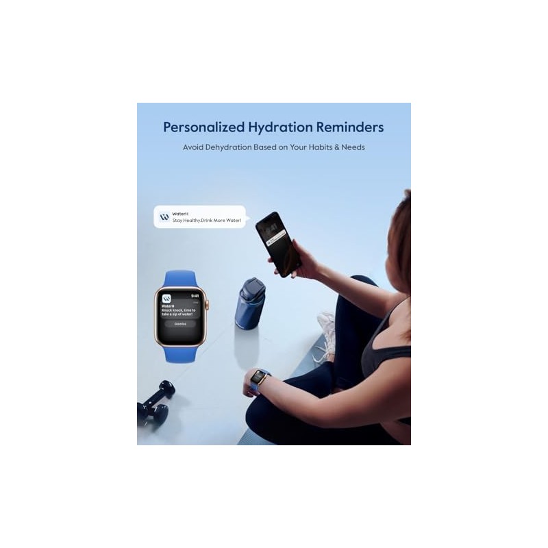 BOTELLA DE AGUA INTELIGENTE BOOST con recordatorio para beber agua