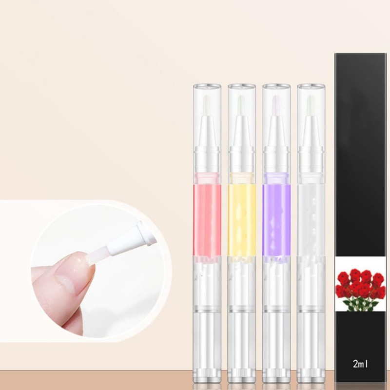 4 Piezas Aceite Nutritivo para Uñas en Lápiz 2ml para