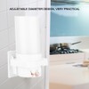 Disposable Paper/Plastic Cup Dispenser Holder Adjustable 40-50Pcs Cups Container with