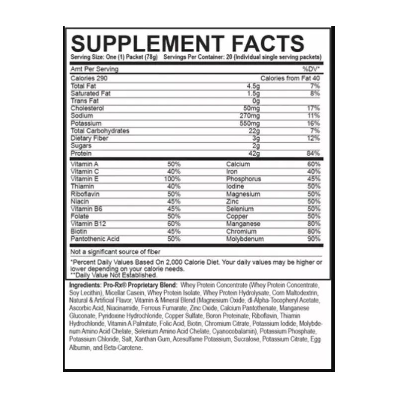 EAS MYOPLEX Original Meal Replacement Protein Shake Mix Vitamins BCAAs