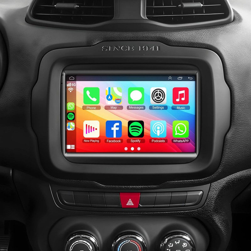 Android 15 Car Radio Stereo for Jeep Renegade 2018-2024, 7