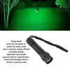 Green Light LED Flashlight Zoomable Portable Single Mode Green Hunting