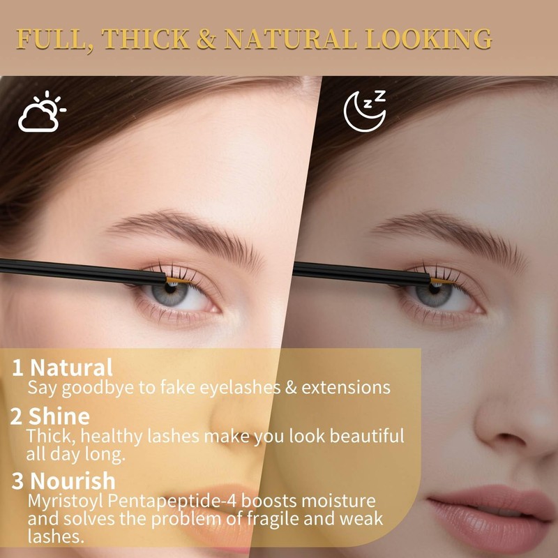 Lash Serum for Eyelash Growth, Premium Lash Enhancing Serum with