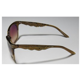 Koali By Morel 6967k Womens/Ladies Cat Eye Full-rim Gradient Lenses Hip & Chic European Fashion Sunglasses/Shades (56-19-135, Brown/Gold)