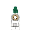 Simplex KFE Ball Valve DN 15 Passage for Drinking Water,