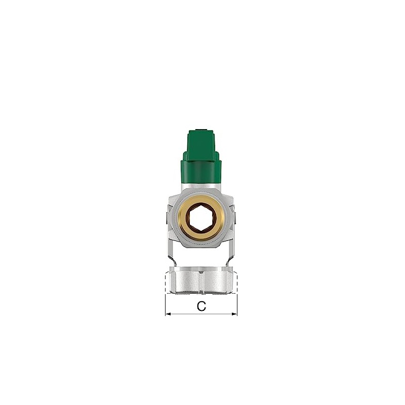 Simplex KFE Ball Valve DN 15 Passage for Drinking Water,
