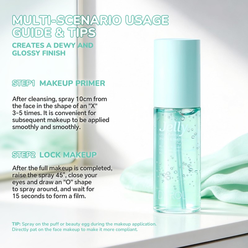 Jelly Grip Hydrating Prime and Set Spray, 1.69 fl.oz (50ml)