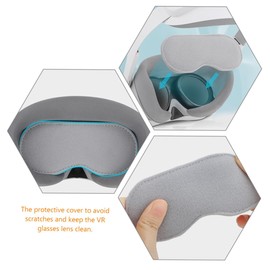 Housoutil Vr Headset Lens Protector Anti-Scratch Cloth Compatible Durable Sponge Material Portable Design Protects Against Dirt and Sunlight