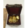 Unbranded Pirate Map with Treasure Chest and Plastic Coins