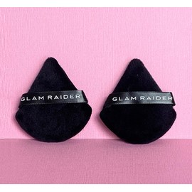 GLAM RAIDER BEAUTY TRIANGLE POWDER PUFF - 2 PACK, GLAM RAIDER BEAUTY