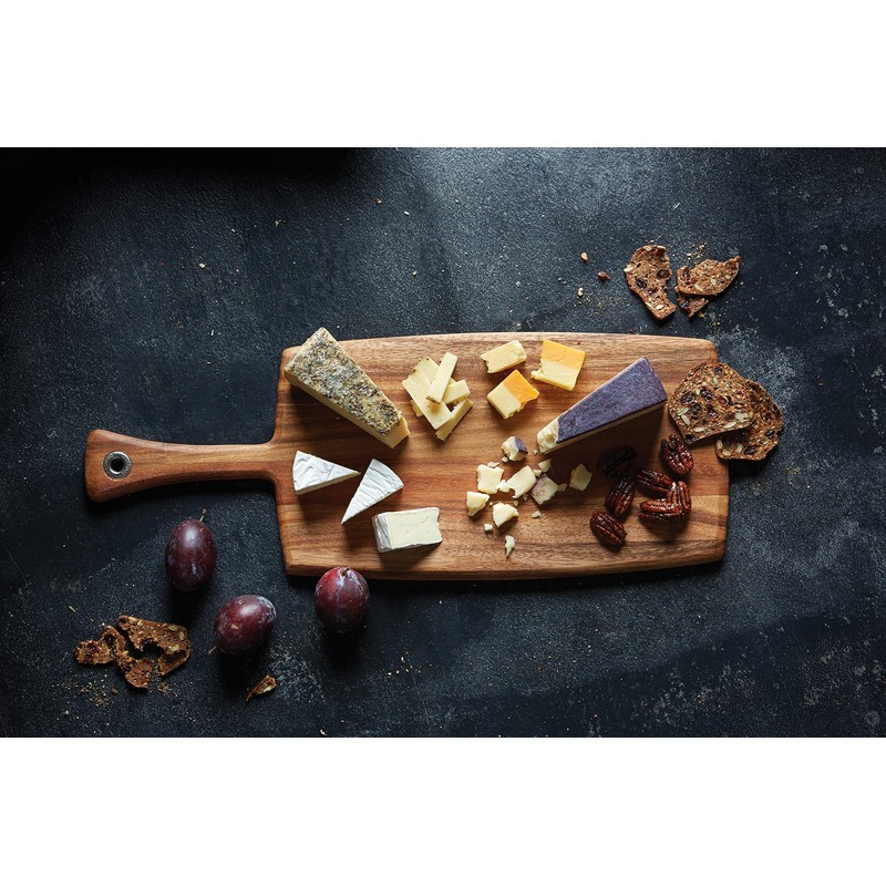 Ironwood Gourmet Large Rectangular Provencale Paddle Board, Acacia Wood 20.5