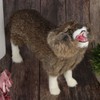 Garden Decoration Simulation Brown Wolf,Brown Wolf Ornaments Handicrafts