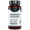 Natural Magnesium Glycinate 500mg Premium Quality Ideal Strength 100 Vegan Capsules Highest Bioavailability
