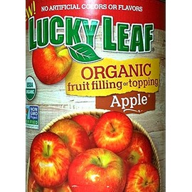 Lucky Leaf Organic Apple Fruit Filling & Topping (Pack of 2) 21 oz Cans