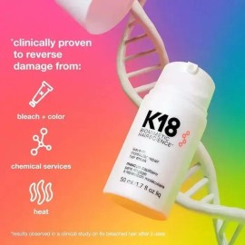 Mascarilla Molecular Repar Hair K18 Reparación De 50ml-2ps