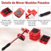 Juego de 5 Herramienta de Mudanza de Muebles con 4