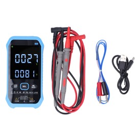 Digital LCD Multimeter High Accuracy AC DC Voltage Continuity Temperature Tester Built in Battery