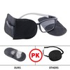3 Pairs Eye Patches Reusable Single Eye Mask,Soft and Comfortable