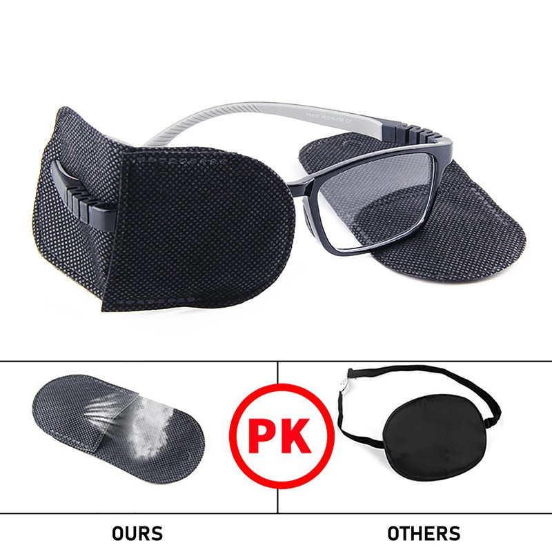 3 Pairs Eye Patches Reusable Single Eye Mask,Soft and Comfortable