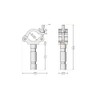 Global Truss 50mm Half Coupler Clamp With 28mm Spigot