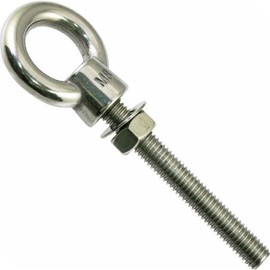 Himejiya LBB-8x60 Stainless Steel Long Eye Bolt, B Type, 0.3 inches (8 mm)