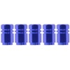Sumex 4006925 Aluminium Hexagonal Valve Caps Blue