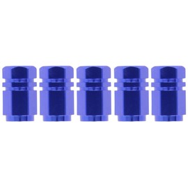 Sumex 4006925 Aluminium Hexagonal Valve Caps Blue