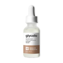 Natural Outcome Ácido Glicólico Suero Renovador - Suero Hidratante - Hidratante Facial para Mujer - Productos para el Cuidado de la Piel - 60 ml