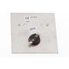 HUBER Flush-Mounted Bell Push Single Stainless Steel Door Bell Push